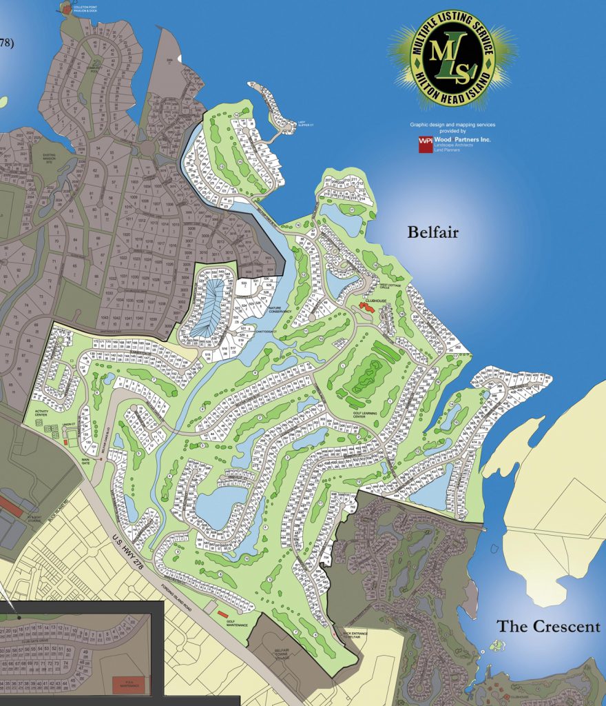 Belfair Real Estate Legal Map | Hilton Head 360