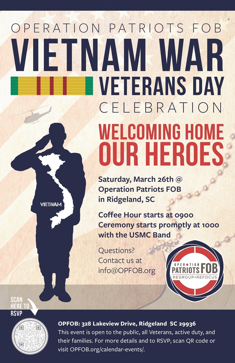 Event Honoring our Vietnam Veterans OPFOB Hilton Head 360